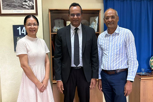 Directors of Confucius Institute Pay a Courtesy Visit to New Vice-Chancellor of the University of Mauritius, April 2026