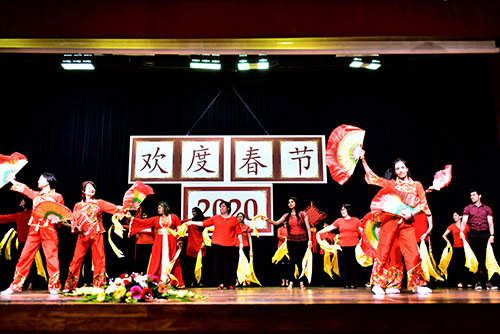 Celebration of Spring Festival at University of Mauritius, hosted by CI-UoM, 18th January 2020